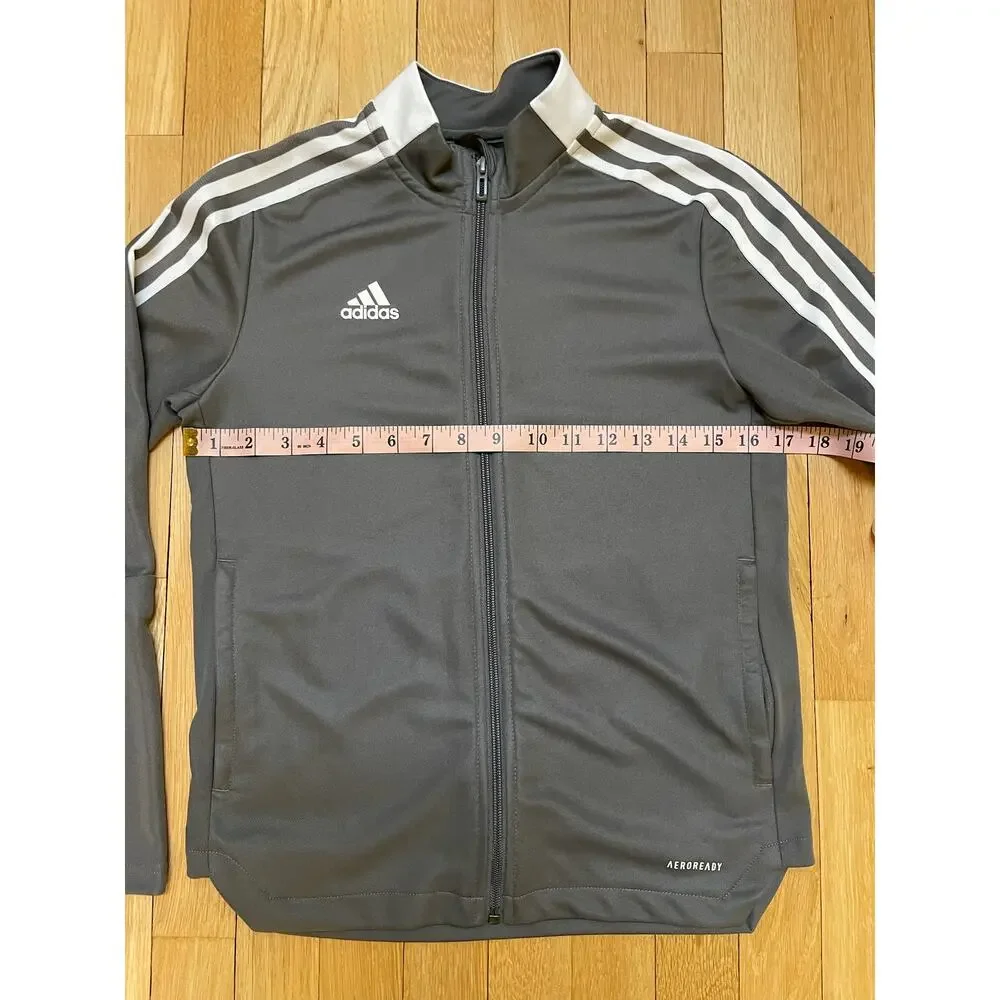 Adidas 2 Piece Set Jacket and Pants Gray